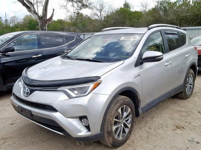 JTMRJREV4GD007016 - 2016 TOYOTA RAV4 HV XL SILVER photo 2