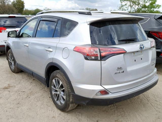 JTMRJREV4GD007016 - 2016 TOYOTA RAV4 HV XL SILVER photo 3