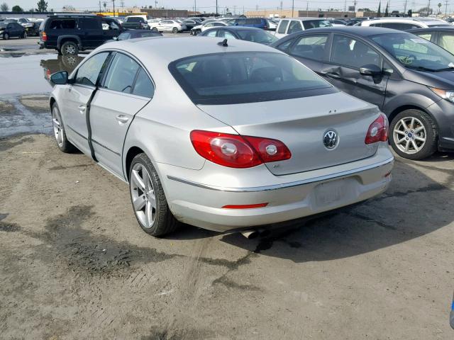 WVWHP7AN1BE727221 - 2011 VOLKSWAGEN CC LUXURY SILVER photo 4