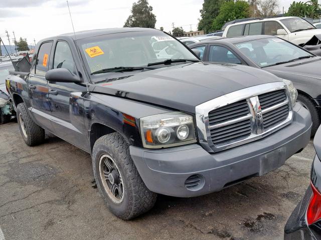 1D7HE28K66S511057 - 2006 DODGE DAKOTA QUA BLACK photo 1