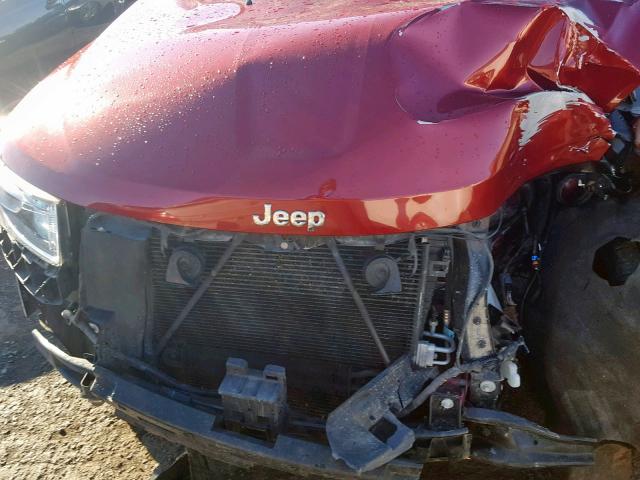 1C4RJFBG9EC469238 - 2014 JEEP GRAND CHER RED photo 7