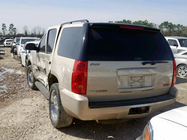 1GKFC23C09R168463 - 2009 GMC YUKON SLE GOLD photo 3