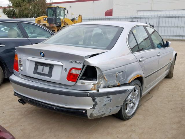 WBAAV53471FT02267 - 2001 BMW 330 I SILVER photo 4