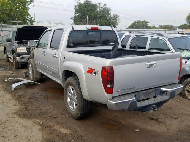 1GCHTDFE1C8163010 - 2012 CHEVROLET COLORADO L SILVER photo 3