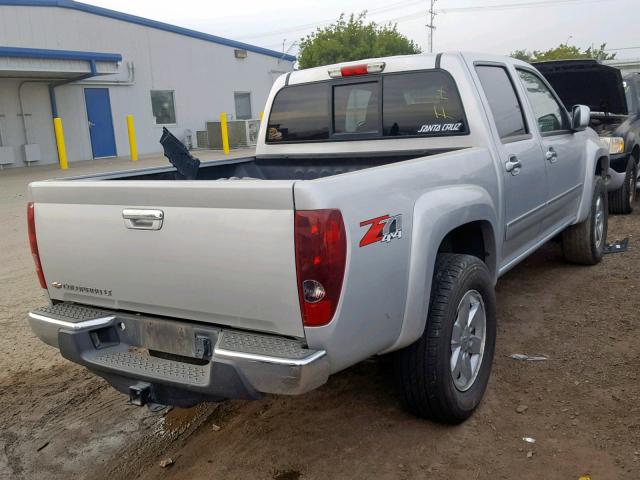 1GCHTDFE1C8163010 - 2012 CHEVROLET COLORADO L SILVER photo 4