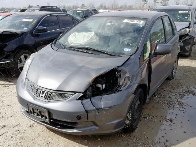 JHMGE8H3XCC025678 - 2012 HONDA FIT GRAY photo 2