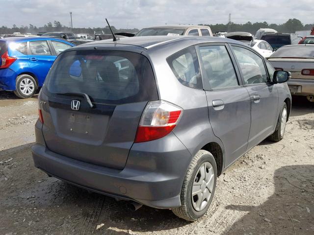 JHMGE8H3XCC025678 - 2012 HONDA FIT GRAY photo 4