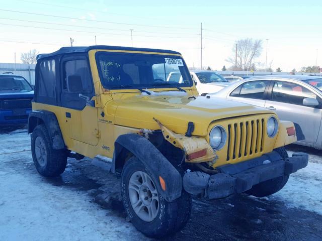 1J4FA29P7YP793233 - 2000 JEEP WRANGLER / YELLOW photo 1