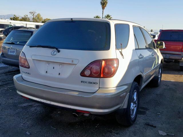 JT6HF10U7X0031080 - 1999 LEXUS RX 300 WHITE photo 4