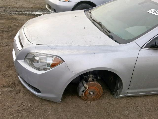 1G1ZB5E17BF365882 - 2011 CHEVROLET MALIBU LS SILVER photo 10