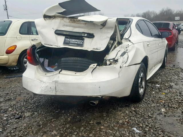 2G2WP552061263118 - 2006 PONTIAC GRAND PRIX WHITE photo 4