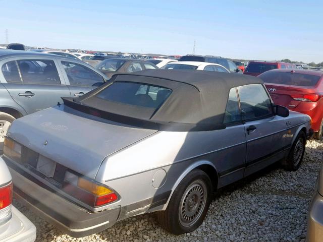 YS3AD75L7G7025556 - 1986 SAAB 900 SILVER photo 4