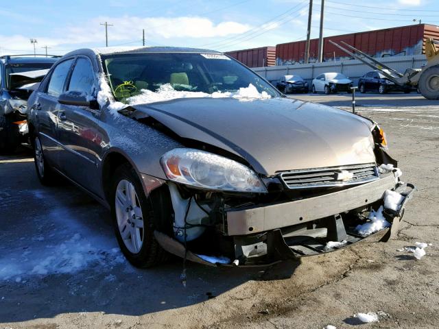 2G1WU581569234277 - 2006 CHEVROLET IMPALA LTZ TAN photo 1