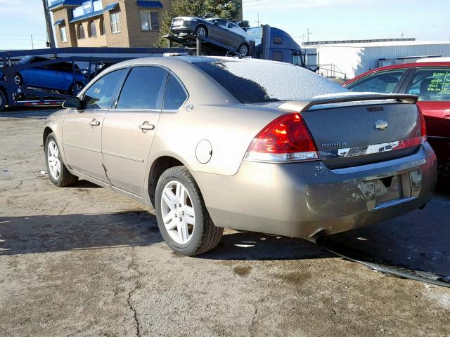 2G1WU581569234277 - 2006 CHEVROLET IMPALA LTZ TAN photo 3