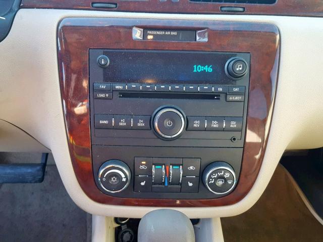 2G1WU581569234277 - 2006 CHEVROLET IMPALA LTZ TAN photo 9