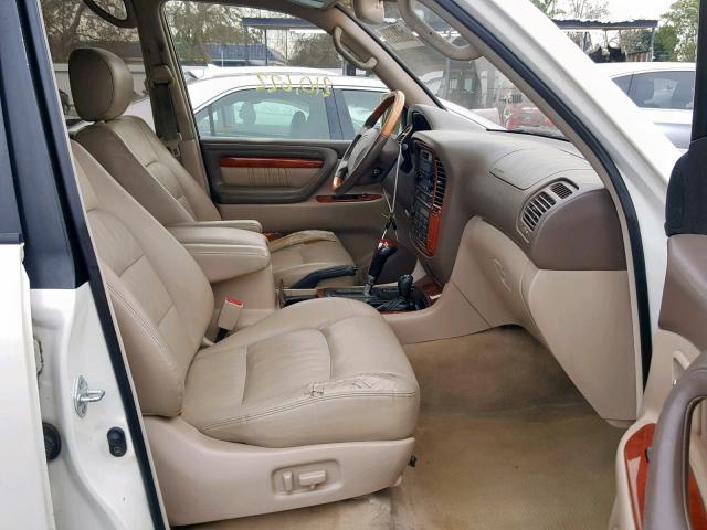 JT6HT00W6Y0123206 - 2000 LEXUS LX 470 CREAM photo 5