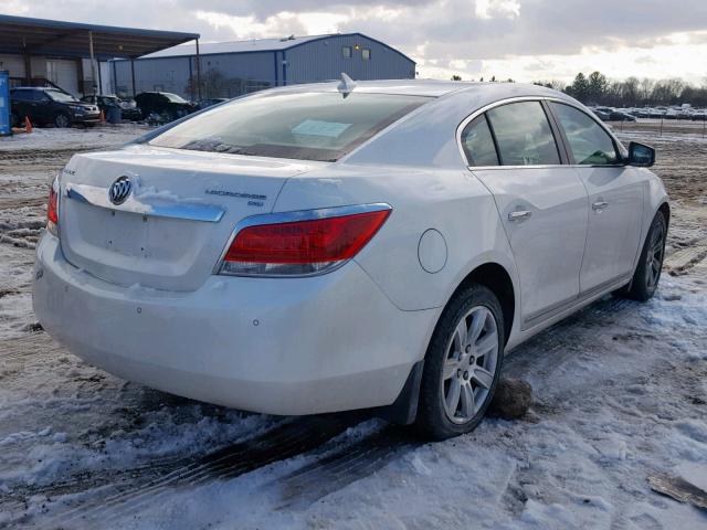 1G4GC5EG5AF283093 - 2010 BUICK LACROSSE C WHITE photo 4