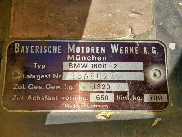 1568025 - 1969 BMW 1600 RED photo 10