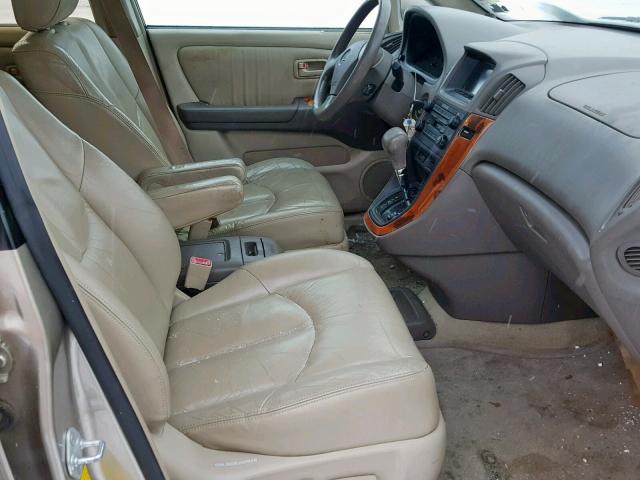 JT6HF10U2X0082115 - 1999 LEXUS RX 300 TAN photo 5