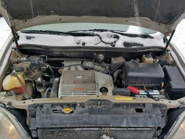 JT6HF10U2X0082115 - 1999 LEXUS RX 300 TAN photo 7