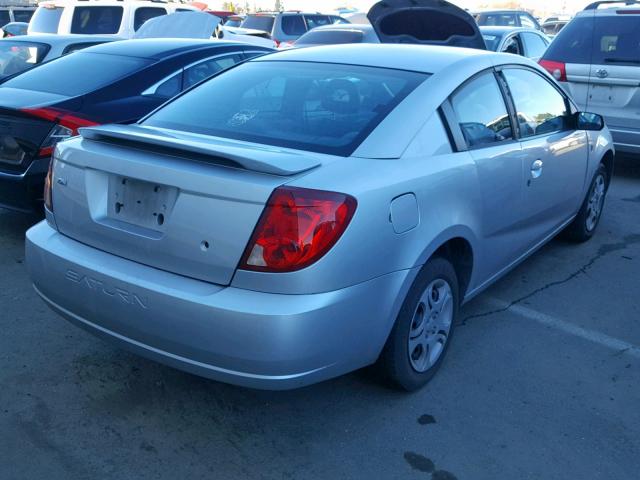 1G8AM12F14Z123415 - 2004 SATURN ION LEVEL SILVER photo 4