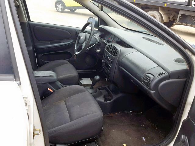 1B3ES26C13D230433 - 2003 DODGE NEON SE WHITE photo 5