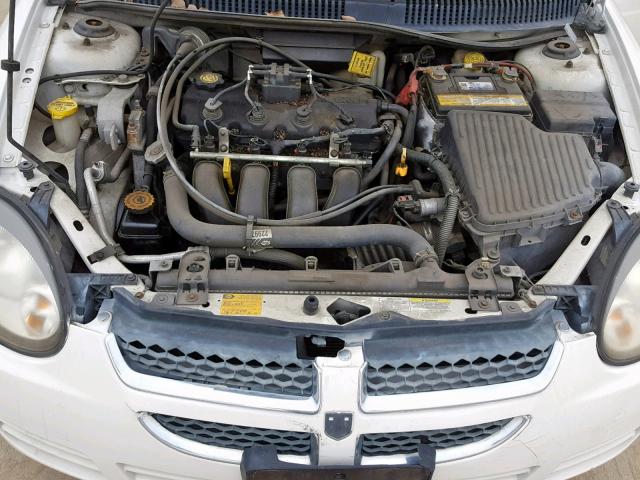 1B3ES26C13D230433 - 2003 DODGE NEON SE WHITE photo 7