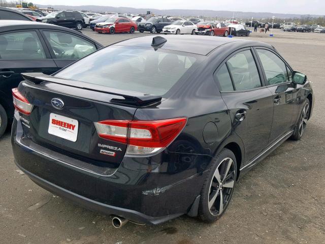 4S3GKAL61J1622472 - 2018 SUBARU IMPREZA SP BLACK photo 4