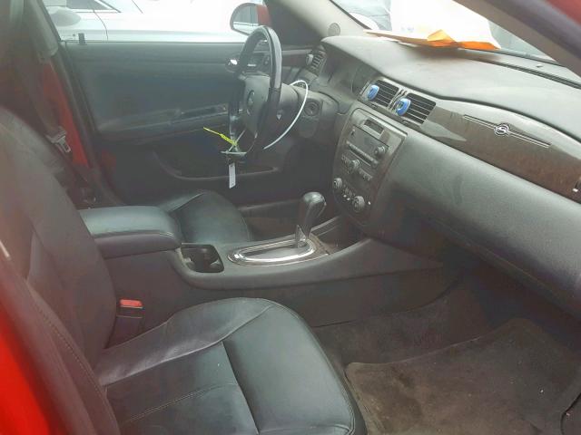 2G1WC5E35D1238642 - 2013 CHEVROLET IMPALA LTZ RED photo 5