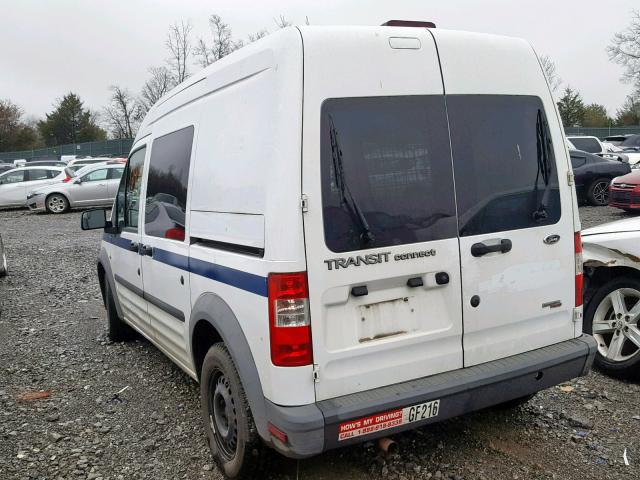 NM0LS6ANXDT135556 - 2013 FORD TRANSIT CO WHITE photo 3