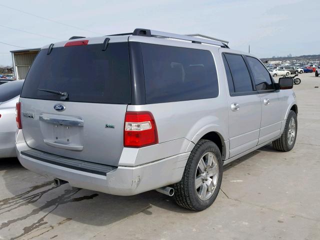 1FMJK1K57AEB70305 - 2010 FORD EXPEDITION SILVER photo 4