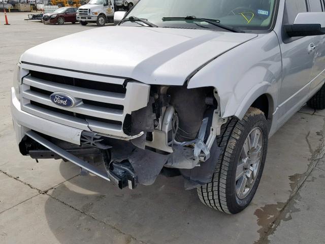 1FMJK1K57AEB70305 - 2010 FORD EXPEDITION SILVER photo 9