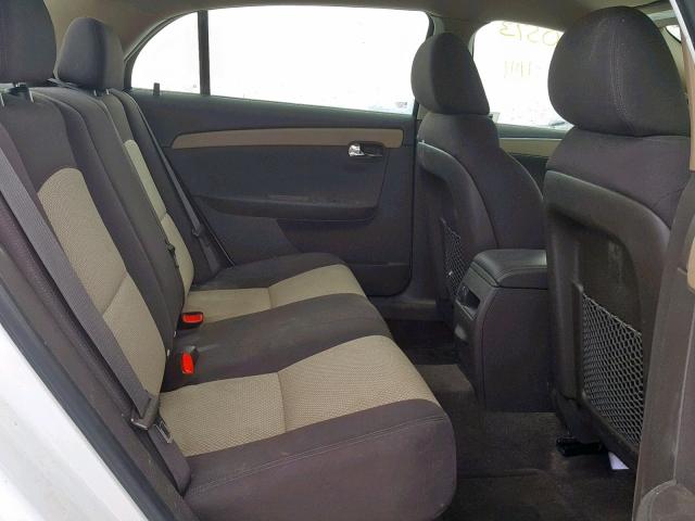 1G1ZB5EB0AF214132 - 2010 CHEVROLET MALIBU LS WHITE photo 6