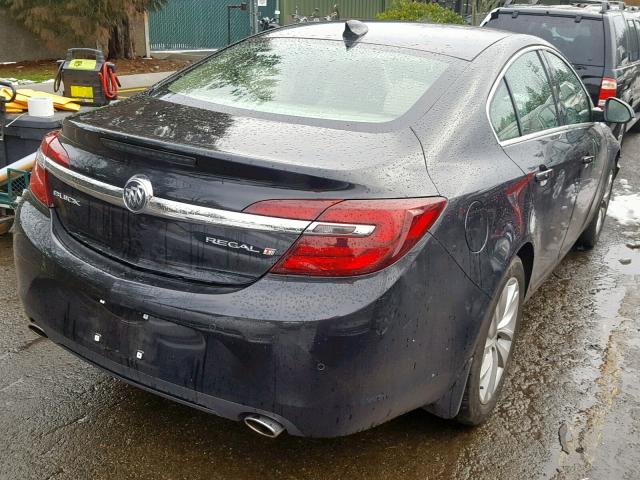 2G4GN5EX1F9185916 - 2015 BUICK REGAL PREM BLACK photo 4