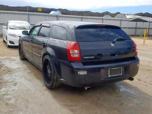 2D4FV47V87H617580 - 2007 DODGE MAGNUM SXT BLACK photo 3