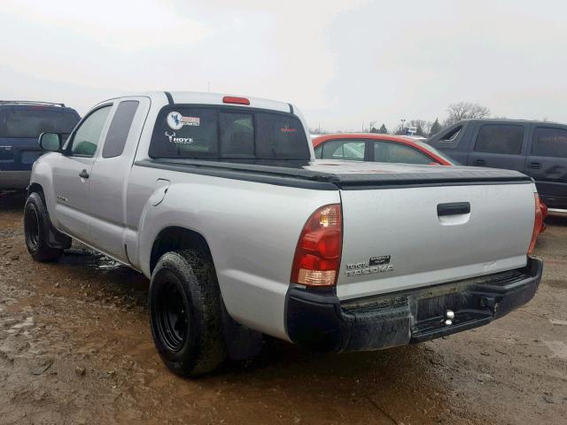 5TETX22N96Z264274 - 2006 TOYOTA TACOMA ACC ვერცხლისფერი ფოტო 3
