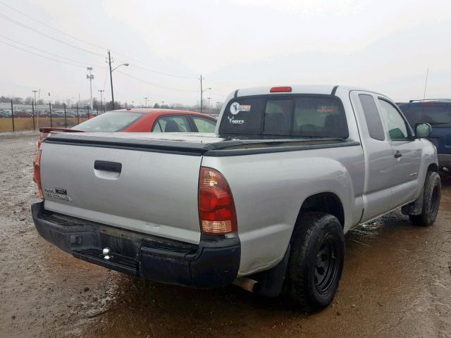 5TETX22N96Z264274 - 2006 TOYOTA TACOMA ACC ვერცხლისფერი ფოტო 4