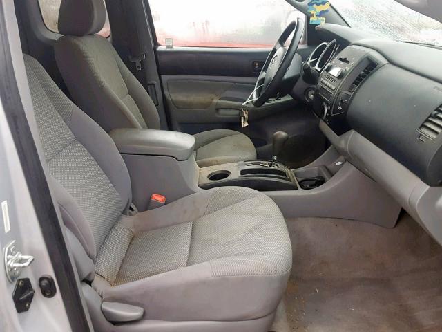 5TETX22N96Z264274 - 2006 TOYOTA TACOMA ACC ვერცხლისფერი ფოტო 5