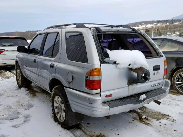 4S6DM58W3Y4411010 - 2000 HONDA PASSPORT E SILVER photo 3