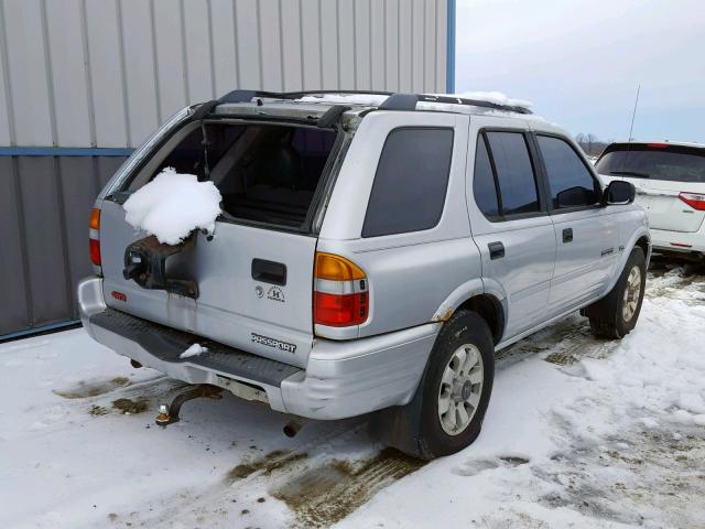 4S6DM58W3Y4411010 - 2000 HONDA PASSPORT E SILVER photo 4