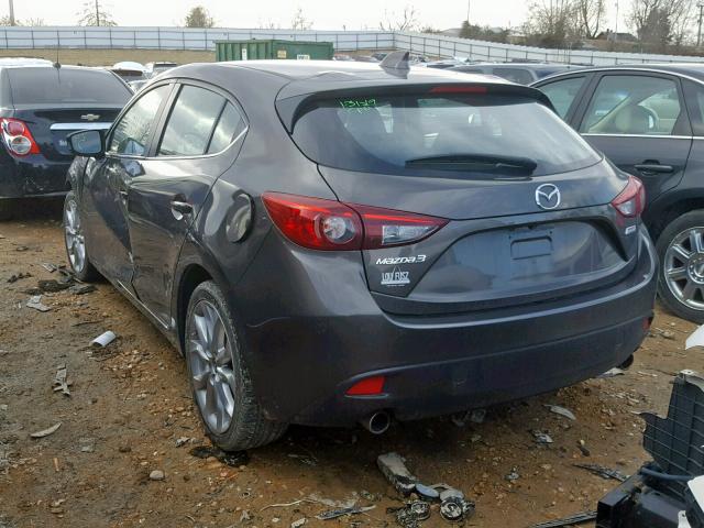 JM1BM1L32F1230800 - 2015 MAZDA 3 TOURING GRAY photo 3