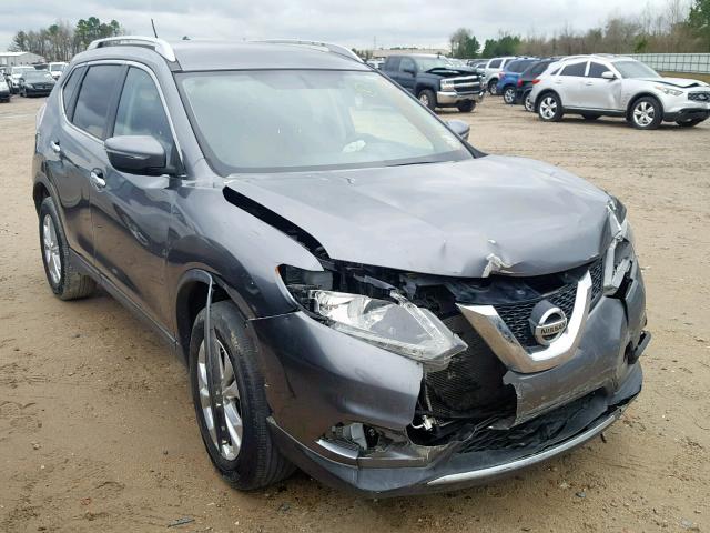 KNMAT2MT8FP535640 - 2015 NISSAN ROGUE S GRAY photo 1