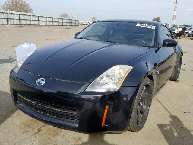 JN1AZ34E63T014542 - 2003 NISSAN 350Z COUPE BLACK photo 2