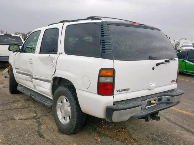 1GKEK13Z96R150729 - 2006 GMC YUKON WHITE photo 3