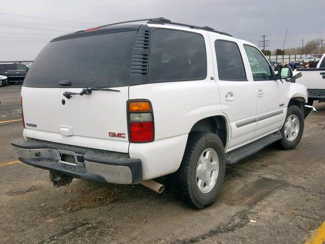 1GKEK13Z96R150729 - 2006 GMC YUKON WHITE photo 4