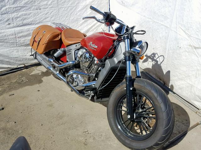 56KMSA008F3104397 - 2015 INDIAN MOTORCYCLE CO. SCOUT ABS RED photo 1