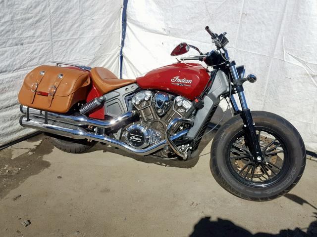 56KMSA008F3104397 - 2015 INDIAN MOTORCYCLE CO. SCOUT ABS RED photo 9