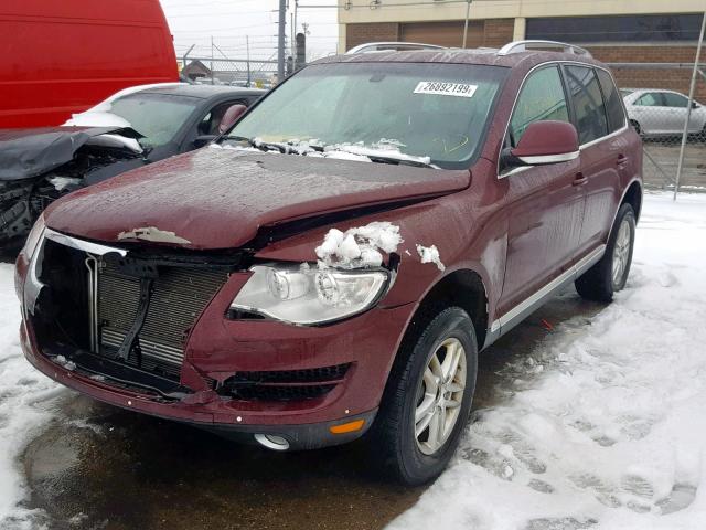 WVGBE77L48D050368 - 2008 VOLKSWAGEN TOUAREG 2 RED photo 2