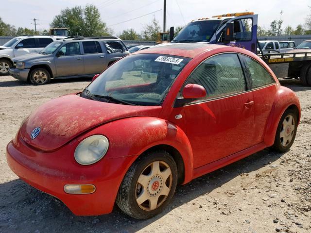 3VWDD21CXYM453526 - 2000 VOLKSWAGEN NEW BEETLE Qırmızı foto 2