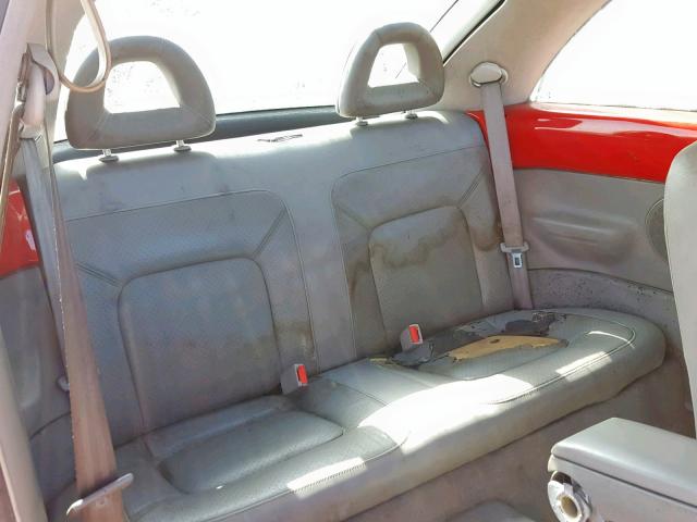 3VWDD21CXYM453526 - 2000 VOLKSWAGEN NEW BEETLE Qırmızı foto 6